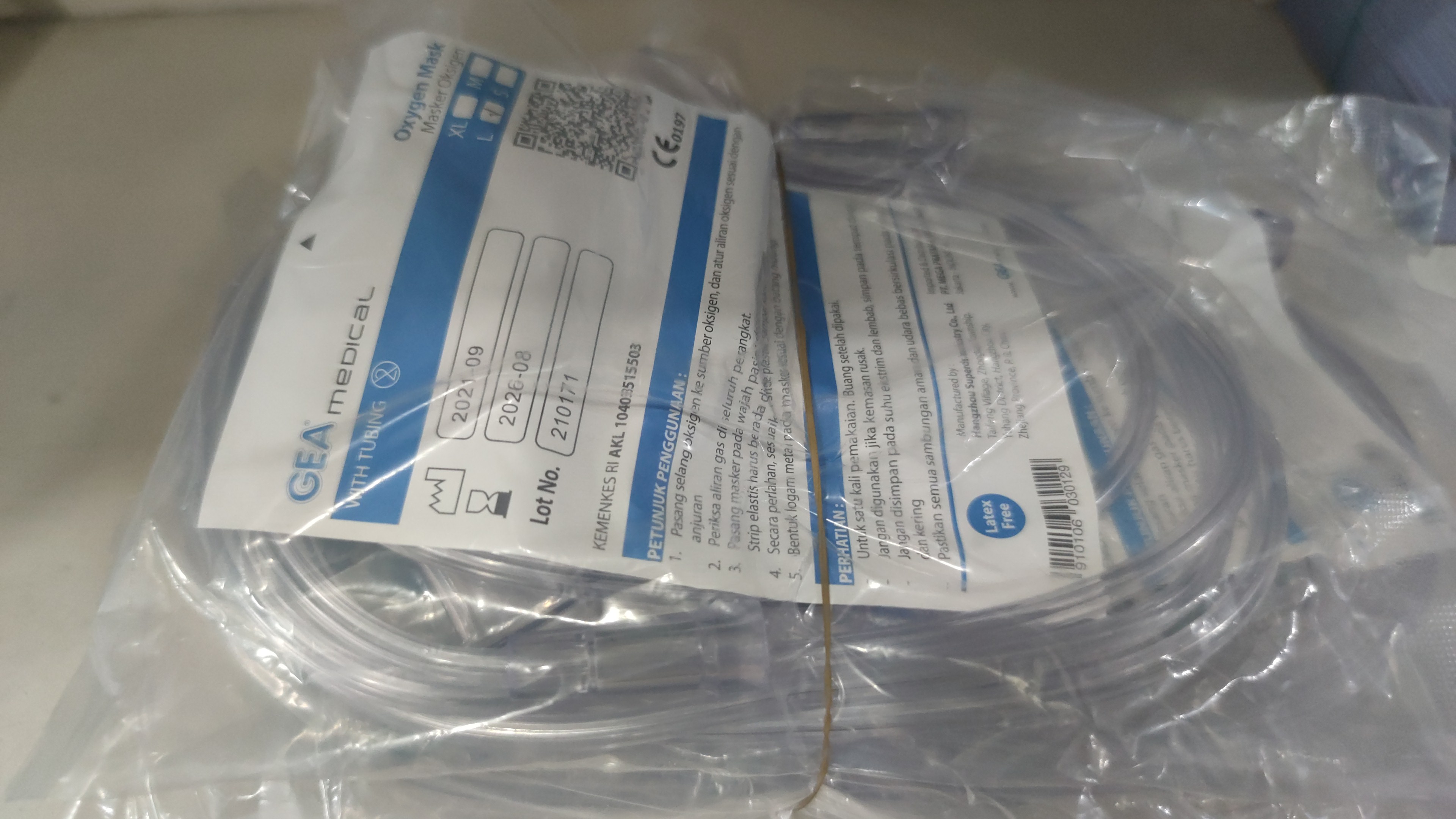 SELANG OKSIGEN + MASKER