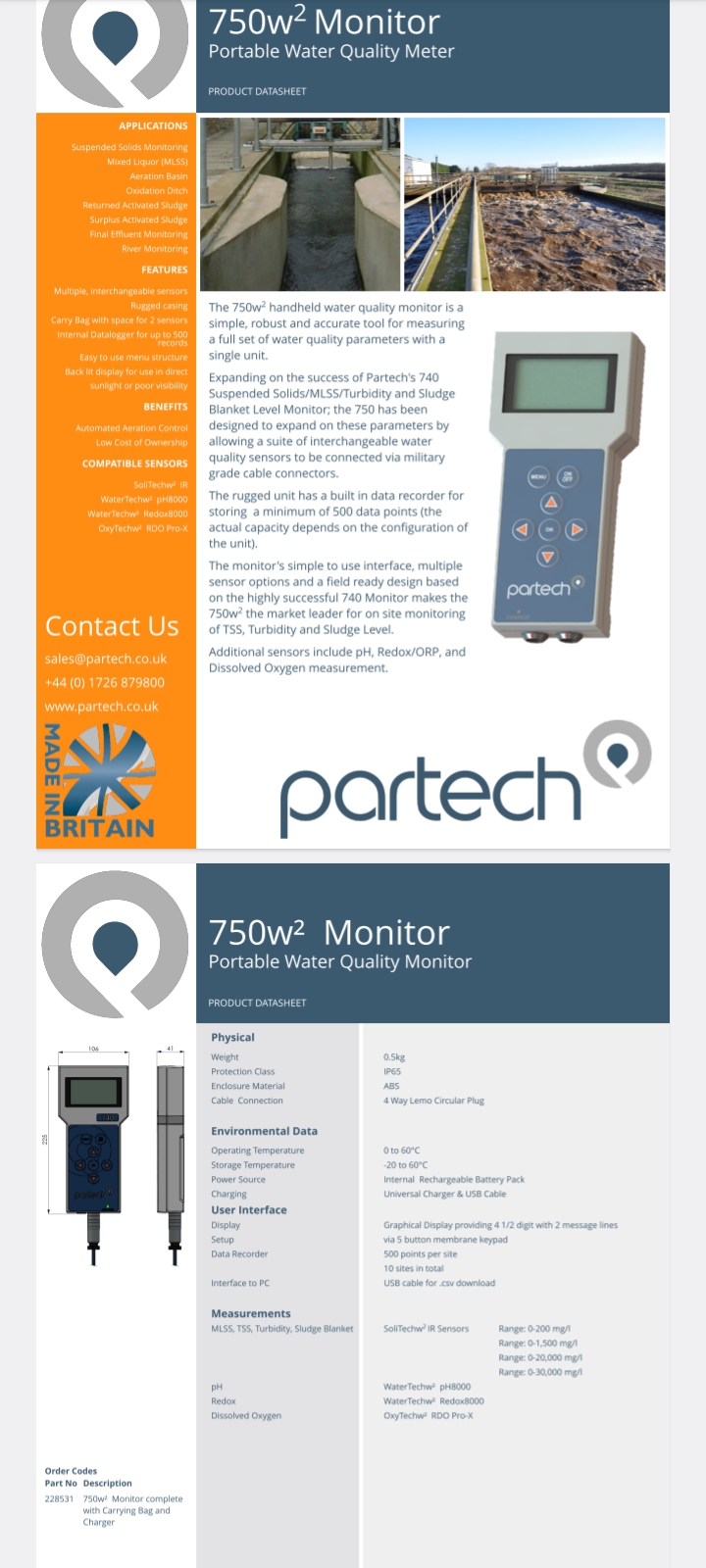 PORTABLE QUALITY METER